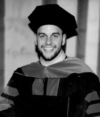 Rob Poliszuk, PT, DPT, at his University of Miami graduation